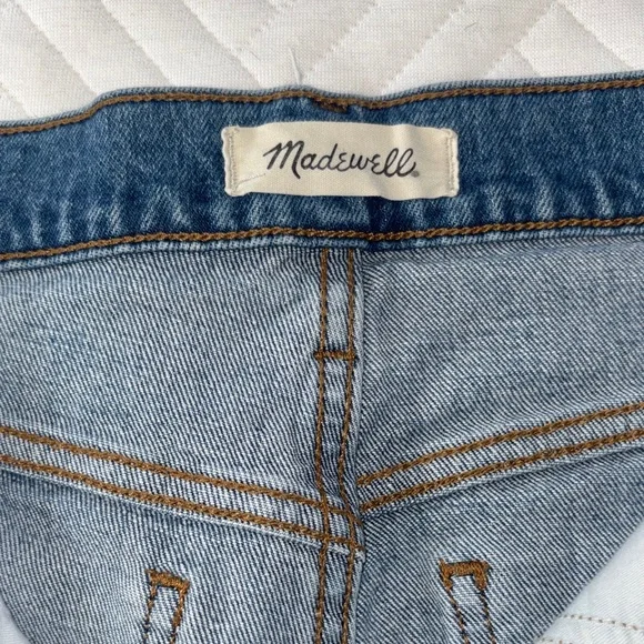 Madewell Blue Straight Leg Women's Jeans - Picture 3 of 5